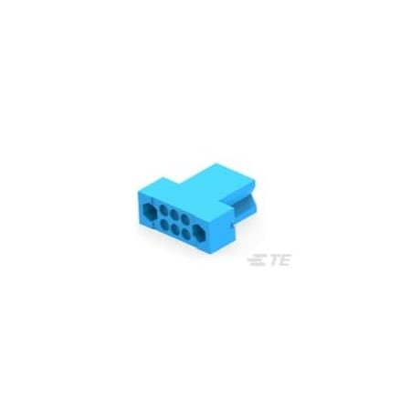 Te Connectivity Rectangular Power Connector, 6 Contact(S), Female, Crimp Terminal, Receptacle 202757-3